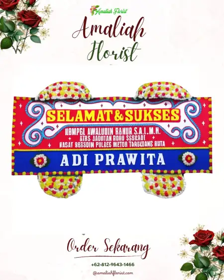 Papan Bunga Ucapan Selamat Sumberanyar